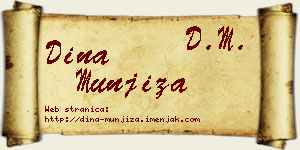 Dina Munjiza vizit kartica